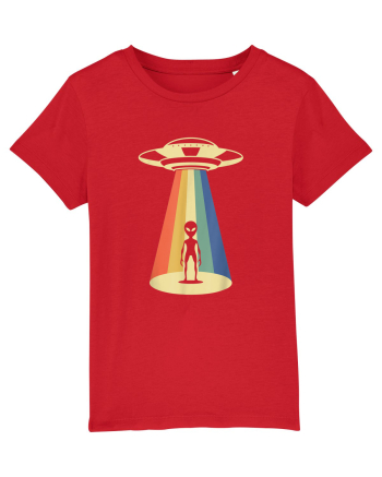 Alien Abduction Vintage Red