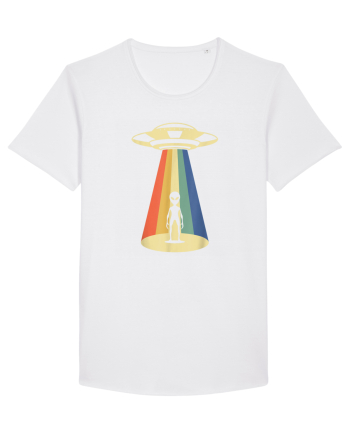 Alien Abduction Vintage White