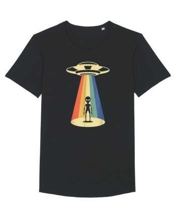 Alien Abduction Vintage Black