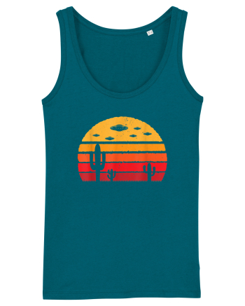 UFO Alien Retro Desert Ocean Depth