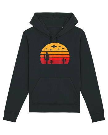 UFO Alien Retro Desert Black