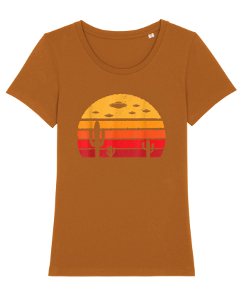 UFO Alien Retro Desert Roasted Orange