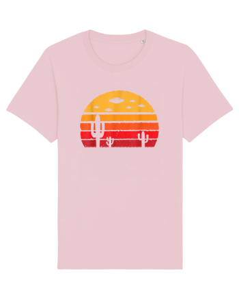 UFO Alien Retro Desert Cotton Pink