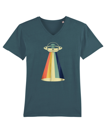 Alien Rainbow Retro Space Ship Stargazer