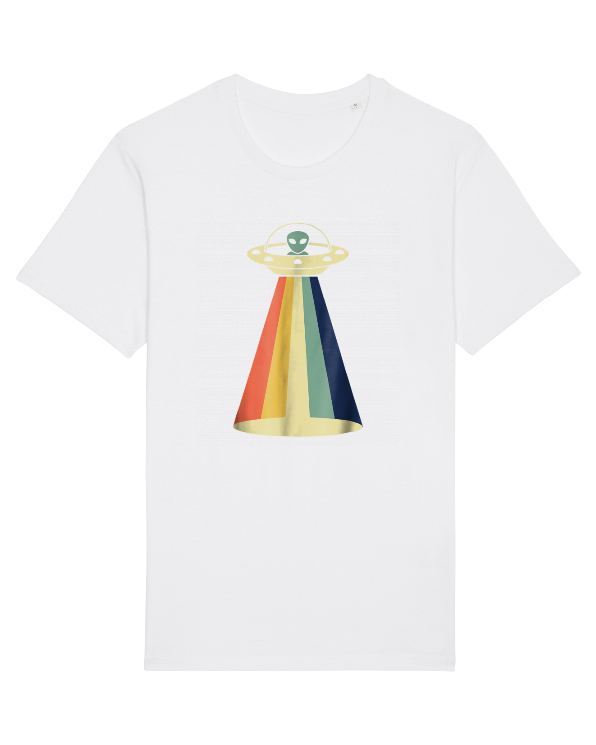 Tricou mânecă scurtă Unisex Rocker White