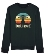 Believe Vintage Alien UFO Bluză mânecă lungă Unisex Rise