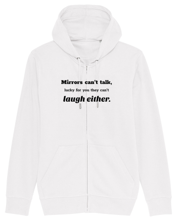 Mirrors can't talk White