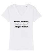 Mirrors can't talk Tricou mânecă scurtă guler V Damă Evoker