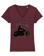 born to be wild Tricou mânecă scurtă guler V Damă Evoker