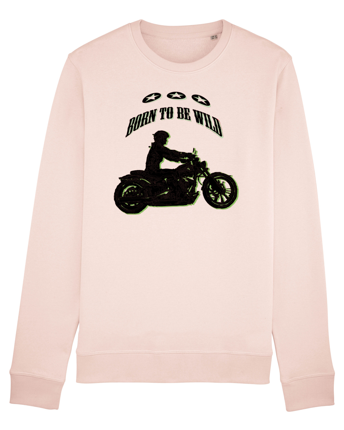 Bluză mânecă lungă Unisex Rise Candy Pink