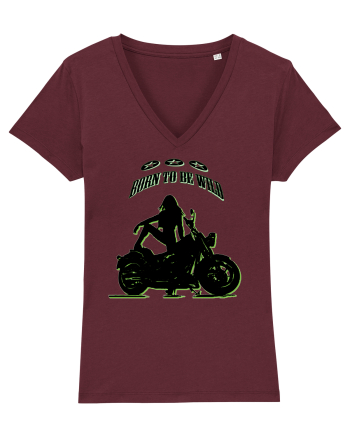 born to be wild Burgundy