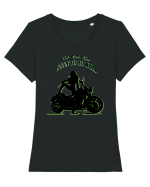 born to be wild Tricou mânecă scurtă guler larg fitted Damă Expresser