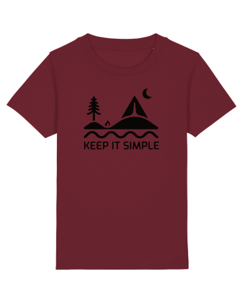 Camping - Keep It Simple Burgundy