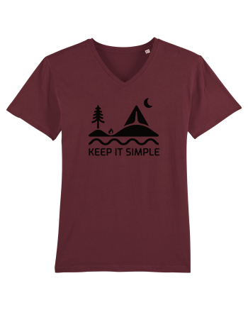 Camping - Keep It Simple Burgundy