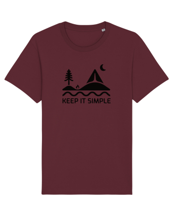 Camping - Keep It Simple Burgundy