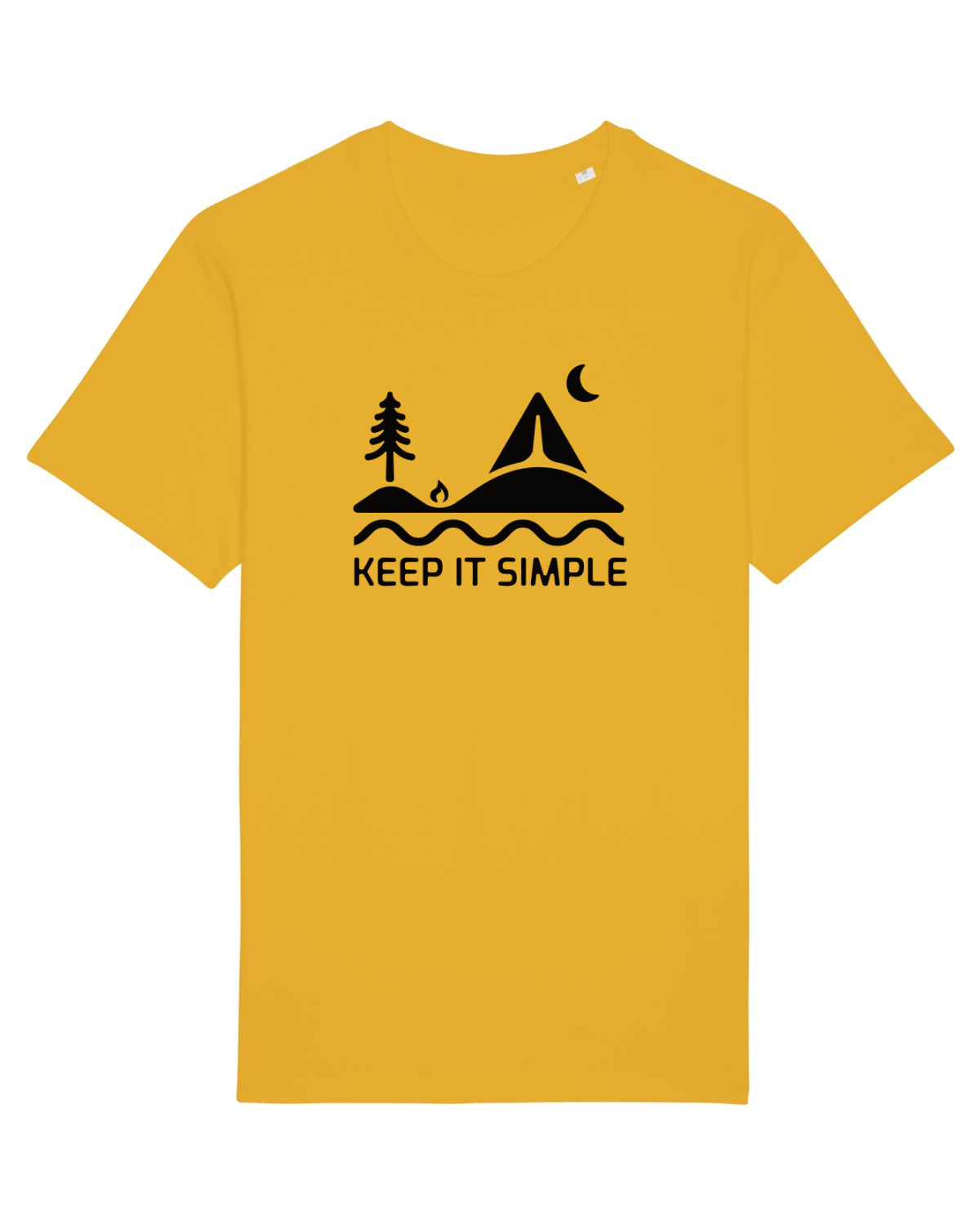 Tricou mânecă scurtă Unisex Rocker Spectra Yellow