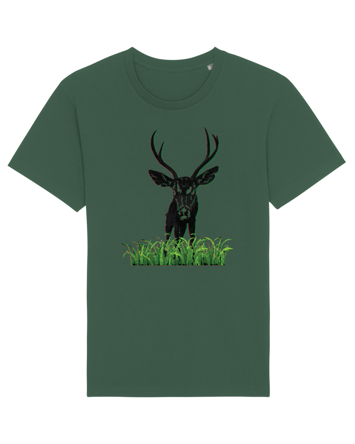 Tricou mânecă scurtă Unisex Rocker Bottle Green