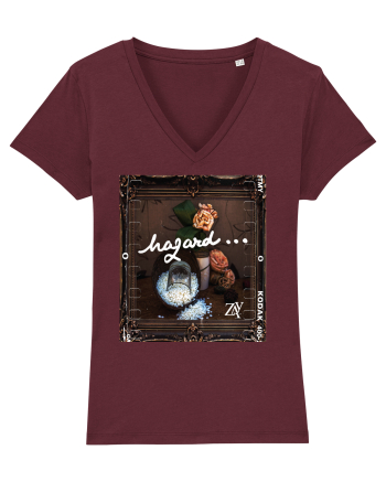 H A Z A R D . Burgundy