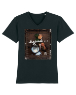 H A Z A R D . Tricou mânecă scurtă guler V Bărbat Presenter
