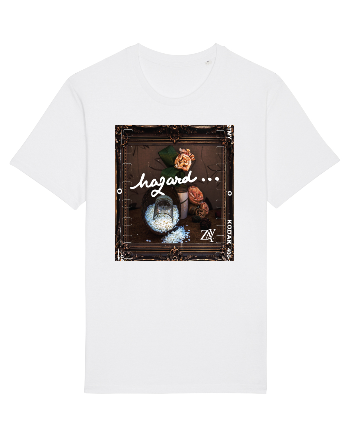 Tricou mânecă scurtă Unisex Rocker White