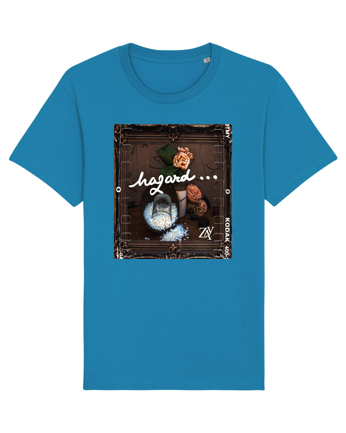 Tricou mânecă scurtă Unisex Rocker Azur