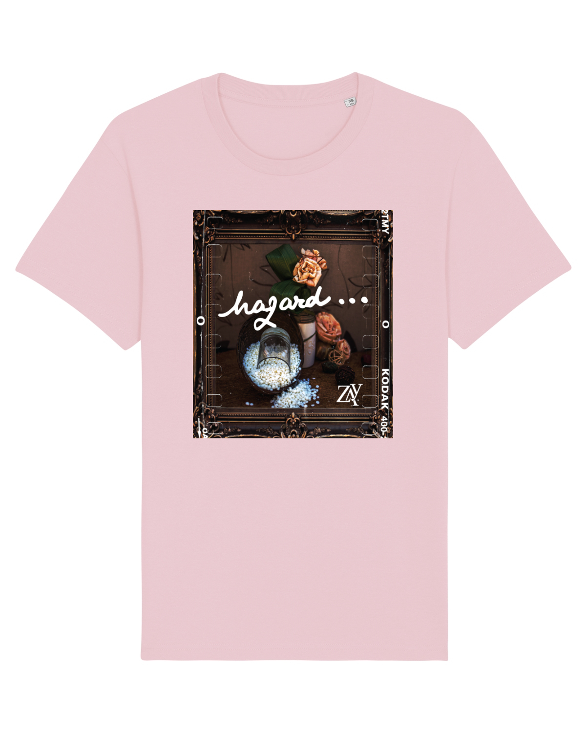 Tricou mânecă scurtă Unisex Rocker Cotton Pink