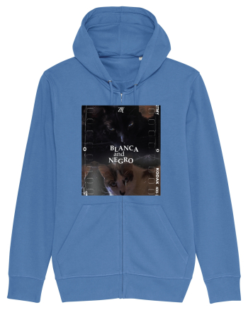 Blanca  and Negro Bright Blue