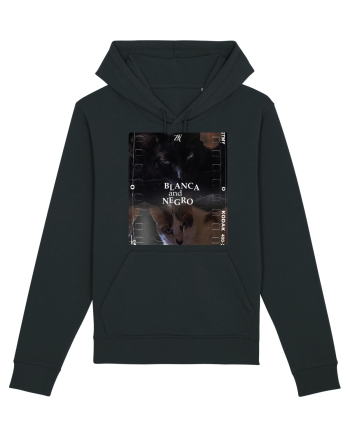 Blanca  and Negro Hanorac Unisex Drummer