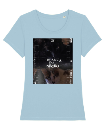 Blanca  and Negro Sky Blue