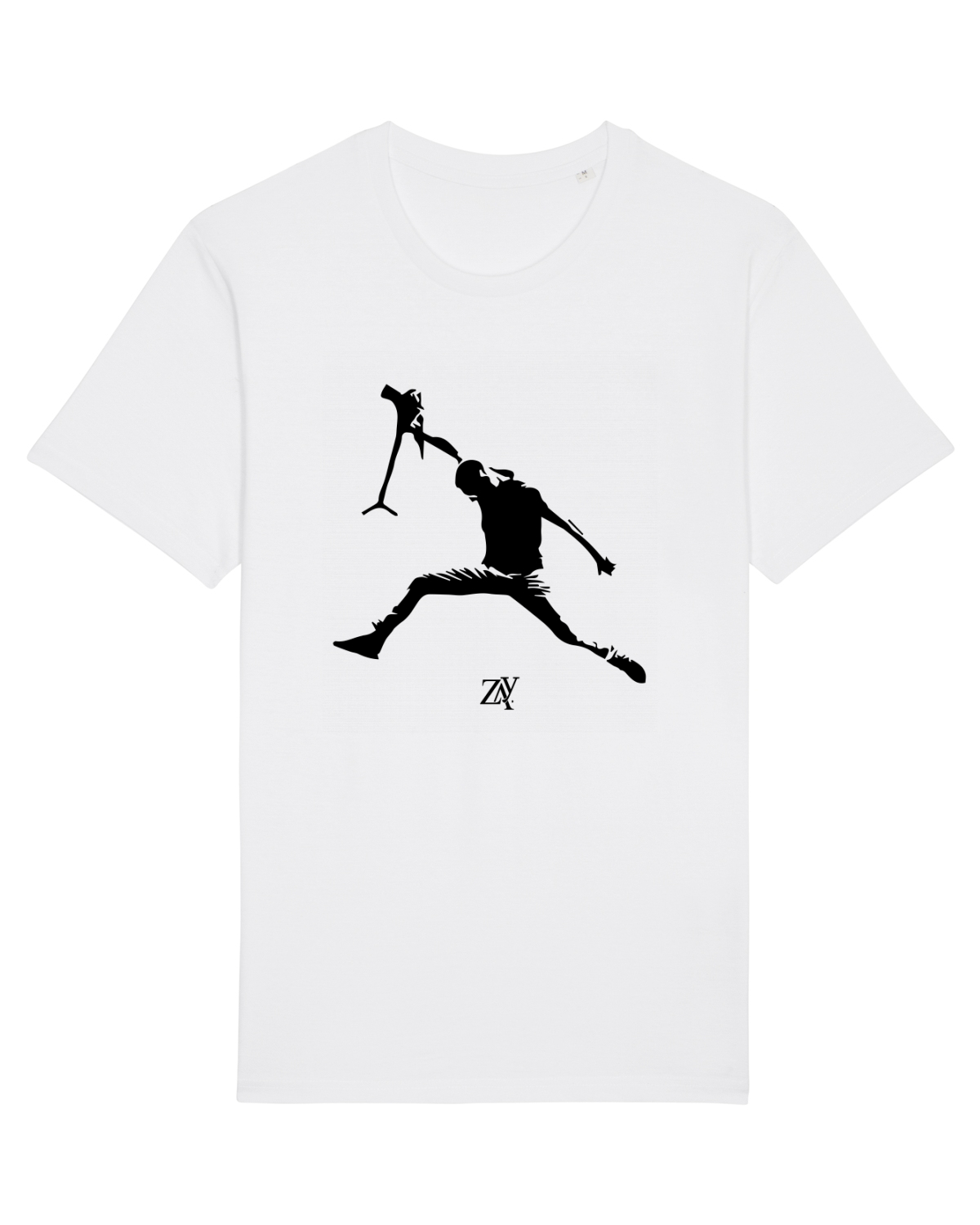 Tricou mânecă scurtă Unisex Rocker White