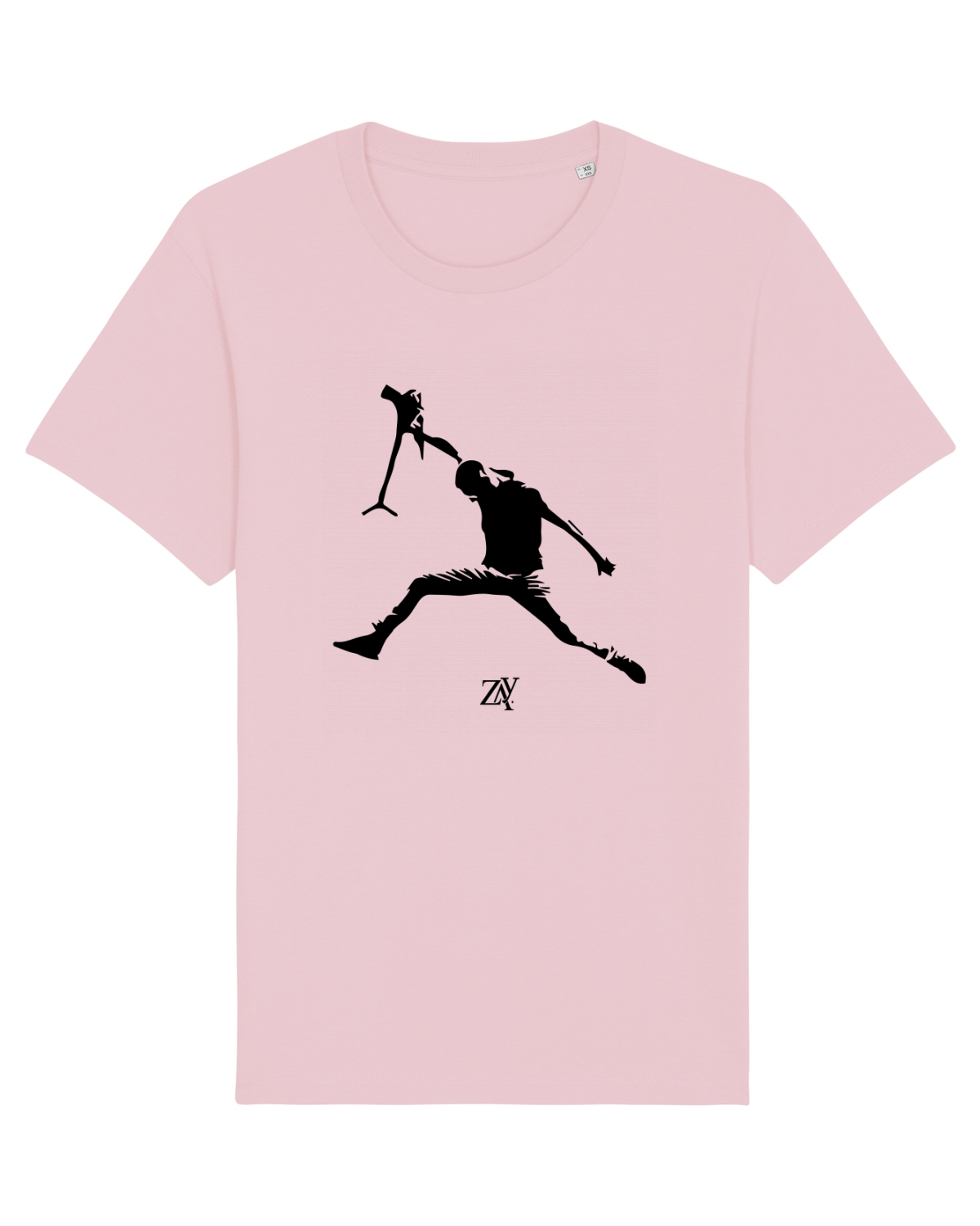 Tricou mânecă scurtă Unisex Rocker Cotton Pink