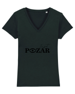 Eu Sunt Pozar  2 Tricou mânecă scurtă guler V Damă Evoker