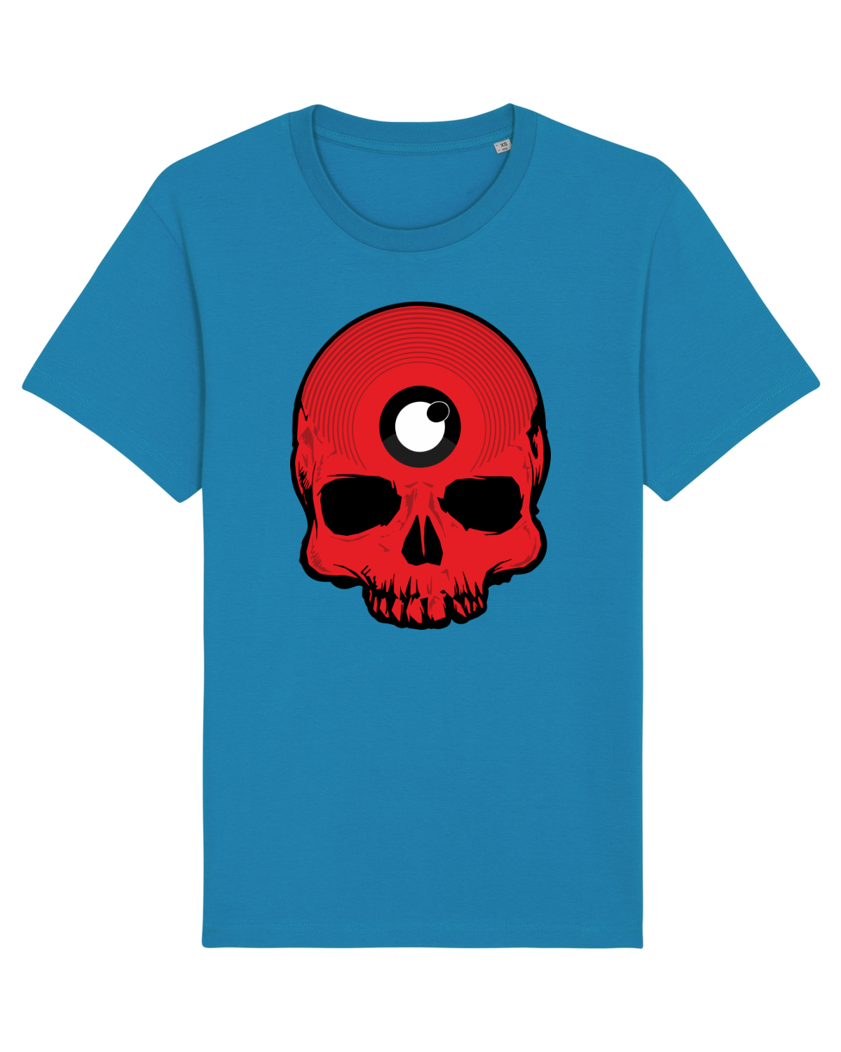 Tricou mânecă scurtă Unisex Rocker Azur