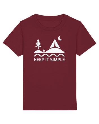 Camping - Keep It Simple Burgundy