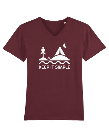 Camping - Keep It Simple Burgundy