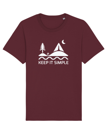 Camping - Keep It Simple Burgundy