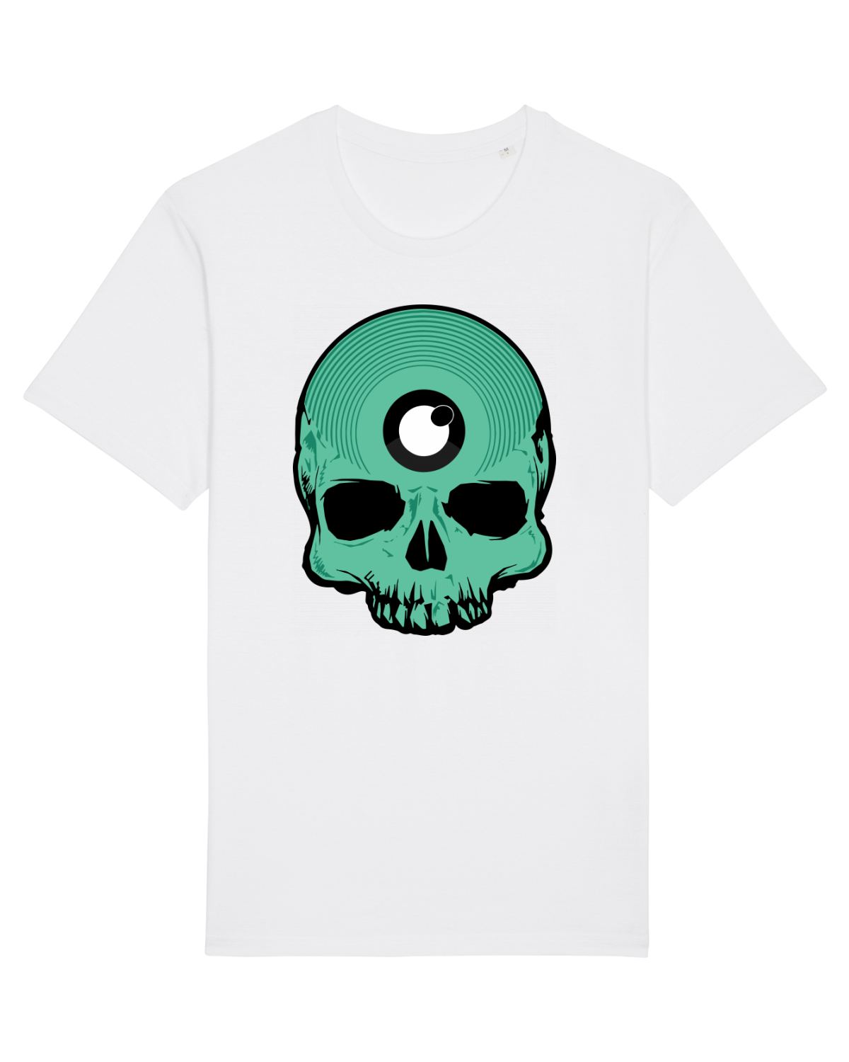 Tricou mânecă scurtă Unisex Rocker White