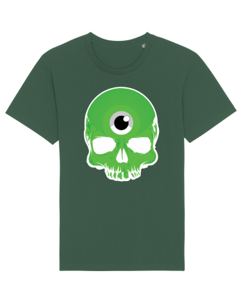 3rd eye, vinyl skull head green Bottle Green
