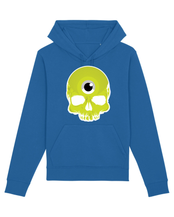 3rd eye, vinyl skull head yellow Royal Blue
