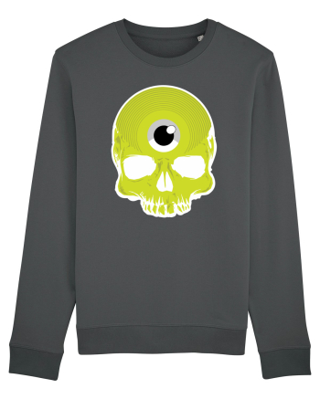 3rd eye, vinyl skull head yellow Anthracite