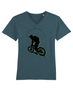country ride addicted Tricou mânecă scurtă guler V Bărbat Presenter