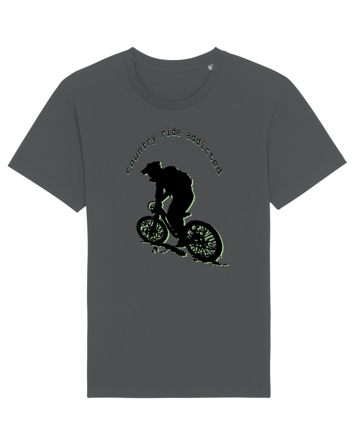 Tricou mânecă scurtă Unisex Rocker Anthracite