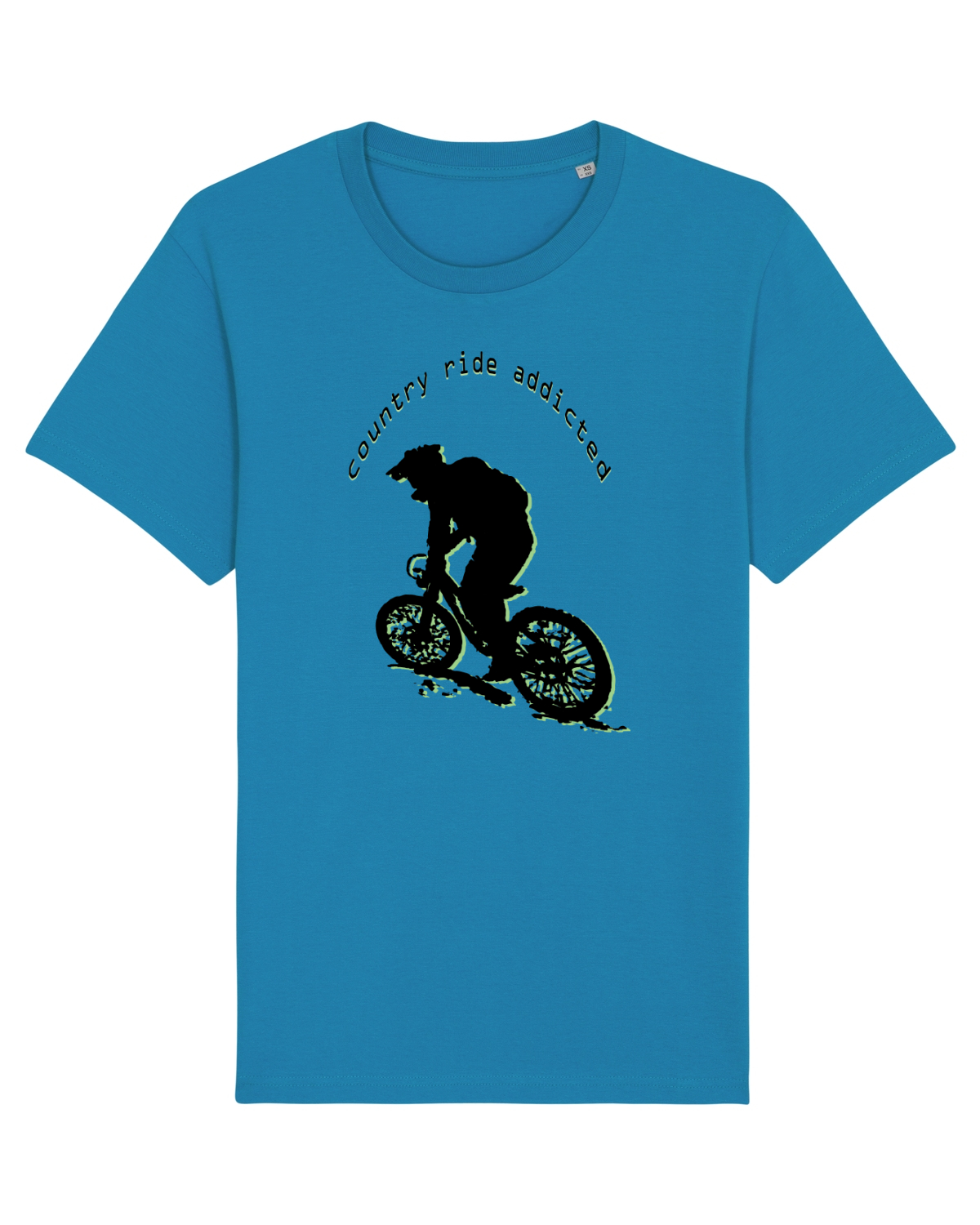 Tricou mânecă scurtă Unisex Rocker Azur