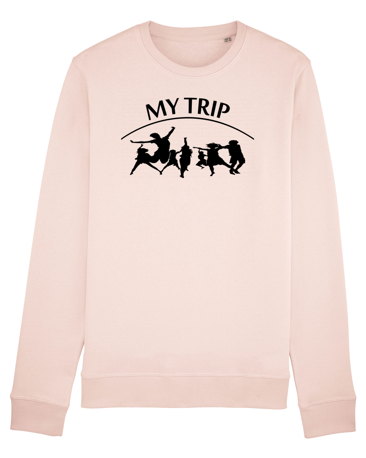 Bluză mânecă lungă Unisex Rise Candy Pink