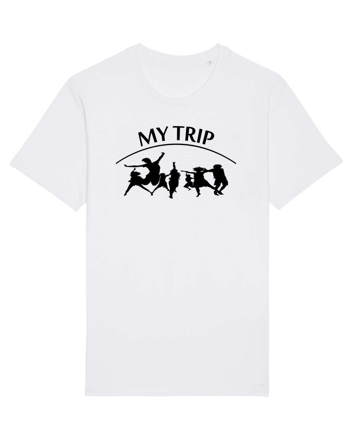 Tricou mânecă scurtă Unisex Rocker White