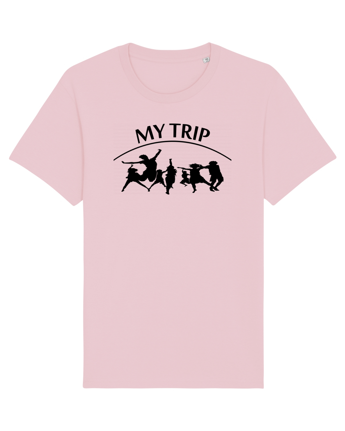 Tricou mânecă scurtă Unisex Rocker Cotton Pink