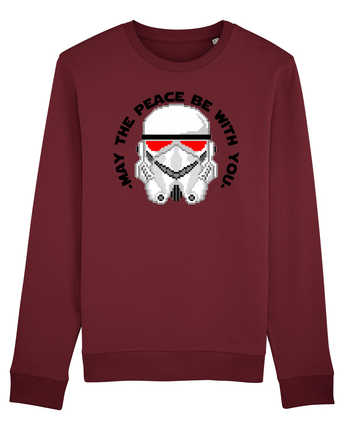 Bluză mânecă lungă Unisex Rise Burgundy