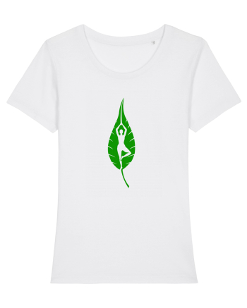 Yoga Leaf White