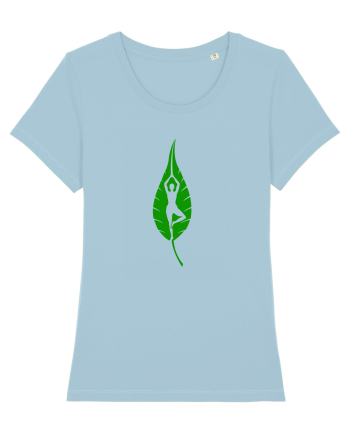 Yoga Leaf Sky Blue