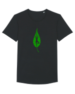 Yoga Leaf Tricou mânecă scurtă guler larg Bărbat Skater